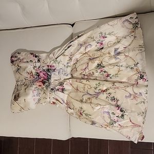 Betsey Johnson Silk Strapless Dress